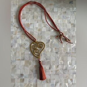 Elegant Gold Heart Pendant Necklace